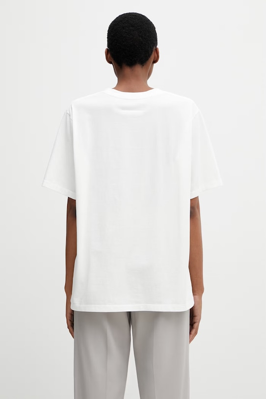 Ρούχα MM6 Maison Margiela t-shirt βαμβακερό ανδρικό SH2GC0038.M20048 λευκό