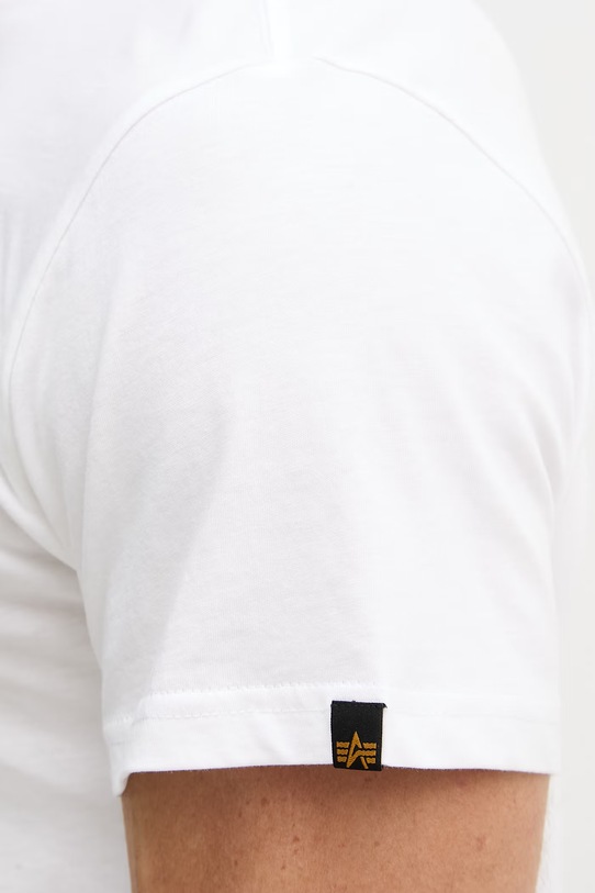 Alpha Industries T-shirt męski bawełniany Signature 266554