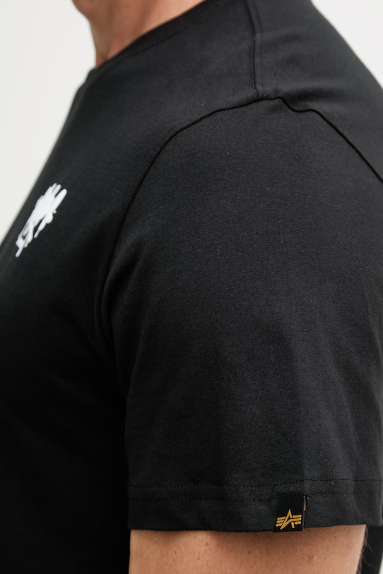 Alpha Industries T-shirt męski bawełniany Signature 266554