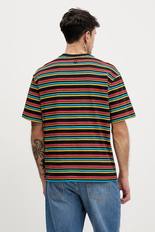 Bavlnené tričko United Colors of Benetton x Stranger Things 3LQMU10BC čierna