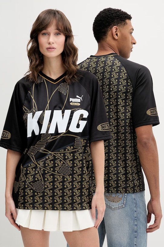 Puma t-shirt KING Extravaganza Jersey regular czarny 634407