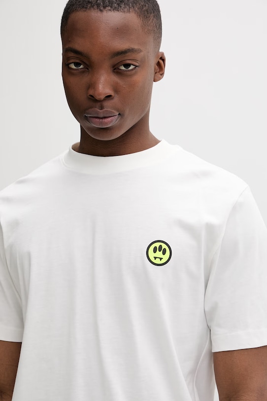 Barrow T-shirt bawełniany beżowy S6BWUATH003