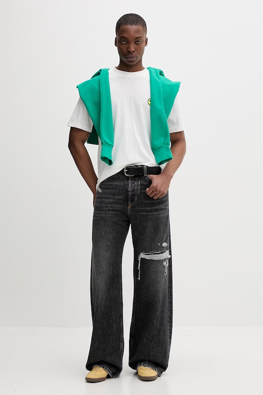 Barrow T-shirt bawełniany S6BWUATH003 beżowy