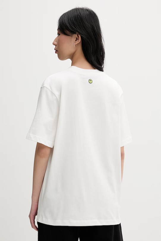 Odzież Barrow T-shirt bawełniany S6BWUATH010 beżowy