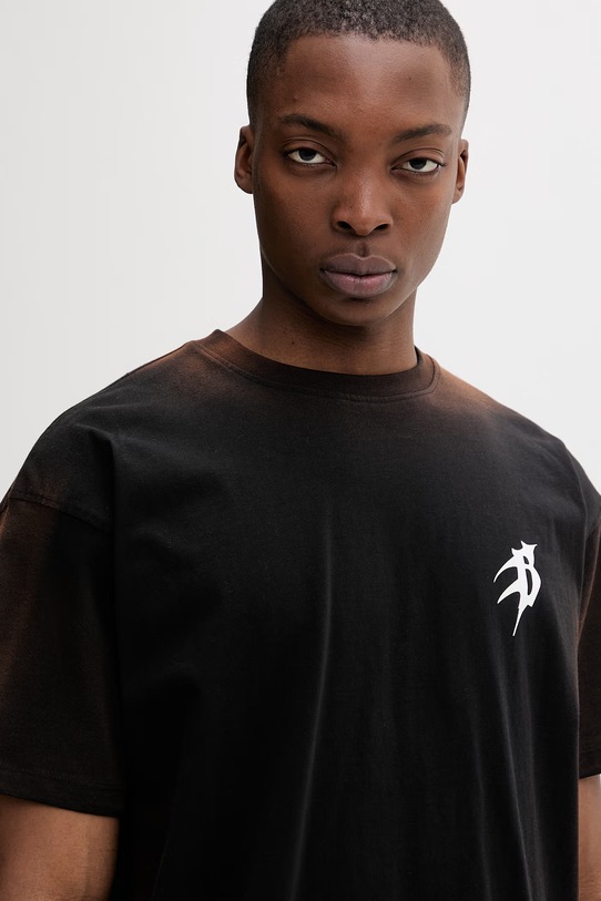 Barrow T-shirt bawełniany czarny S6BWUATH022