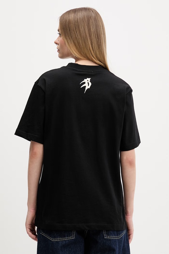 Odzież Barrow t-shirt bawełniany S6BWUATH025 czarny