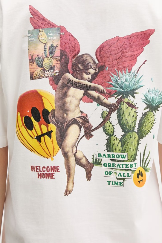 Barrow t-shirt bawełniany S6BWUATH032