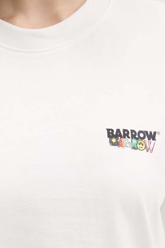Barrow majica od pamuka S6BWUATH032 bijela