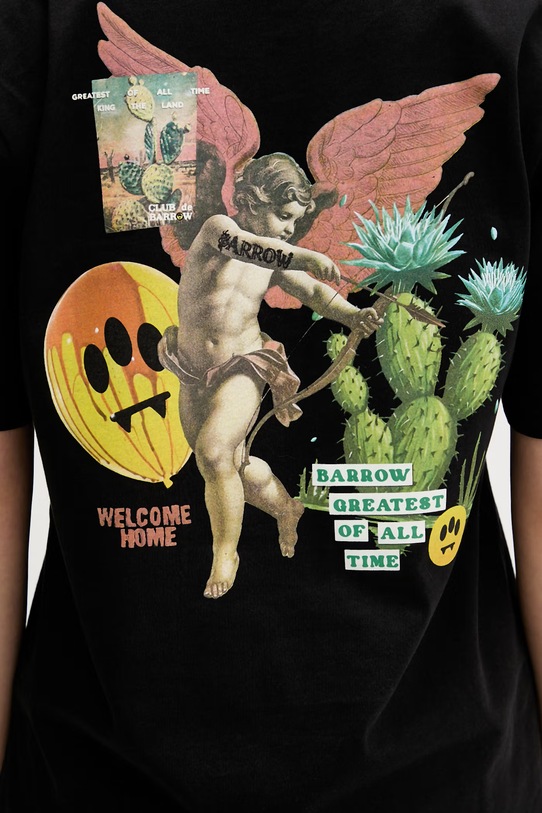 Barrow t-shirt bawełniany S6BWUATH032