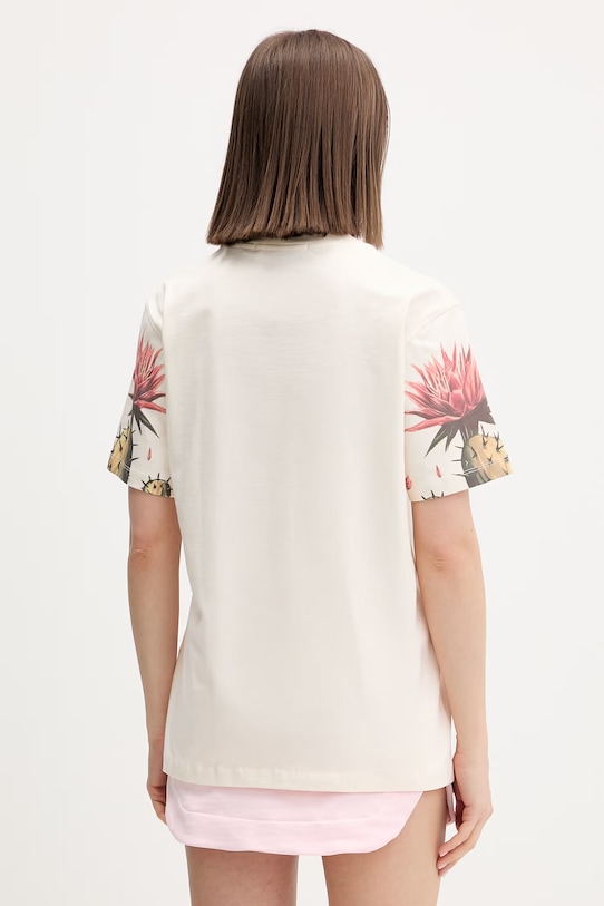 Odzież Barrow t-shirt bawełniany S6BWUATH069 beżowy