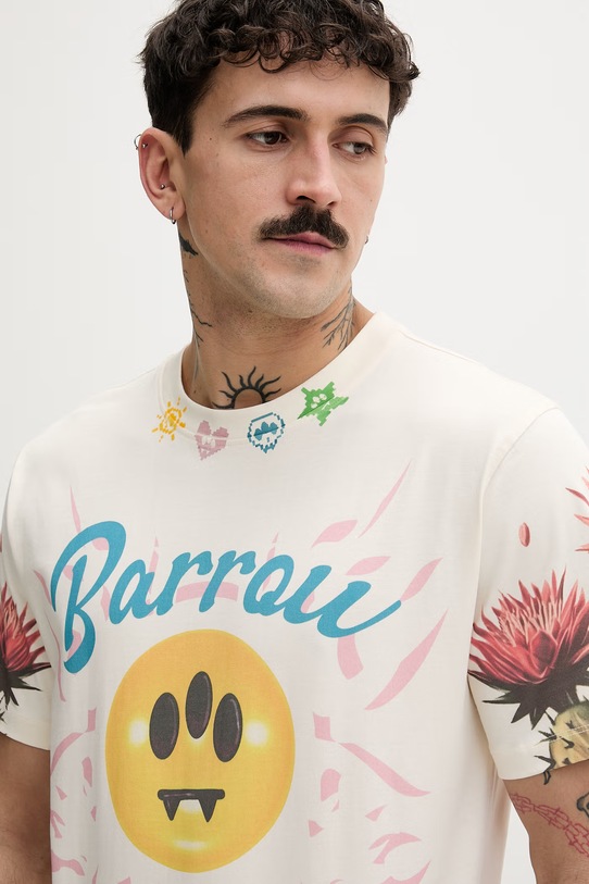 Barrow t-shirt bawełniany S6BWUATH069