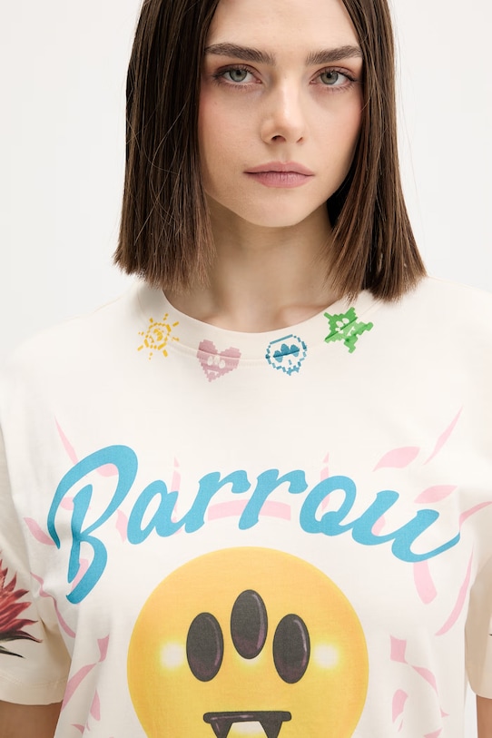 Barrow t-shirt bawełniany S6BWUATH069