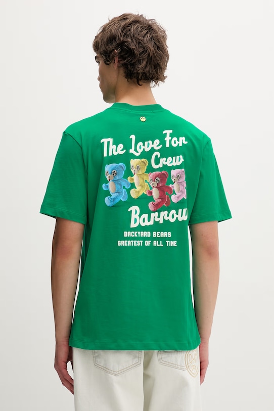 Barrow pamut póló zöld S6BWUATH077