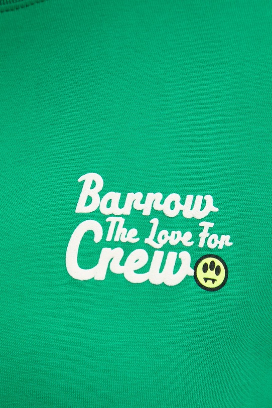Barrow t-shirt bawełniany S6BWUATH077 zielony