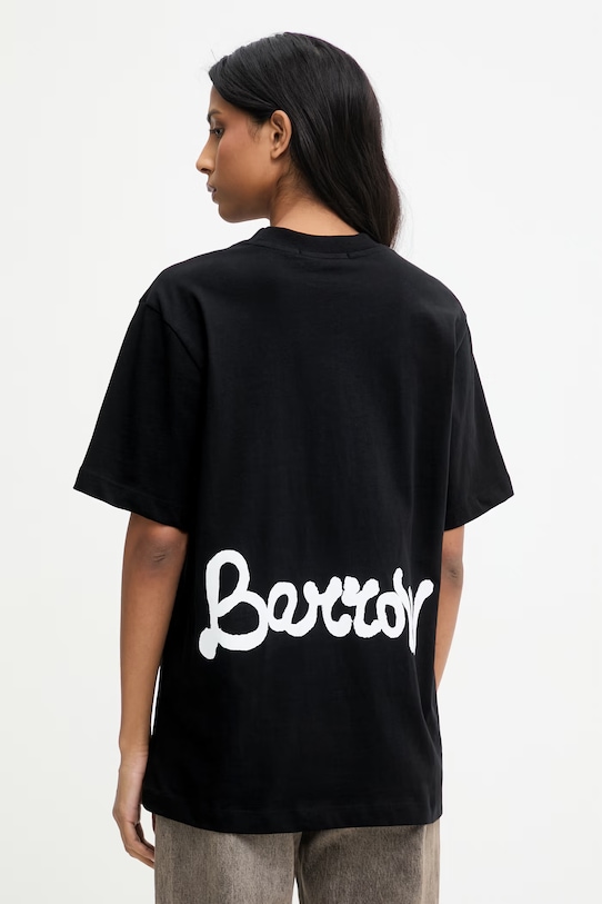 Barrow pamut póló S6BWUATH078 fekete