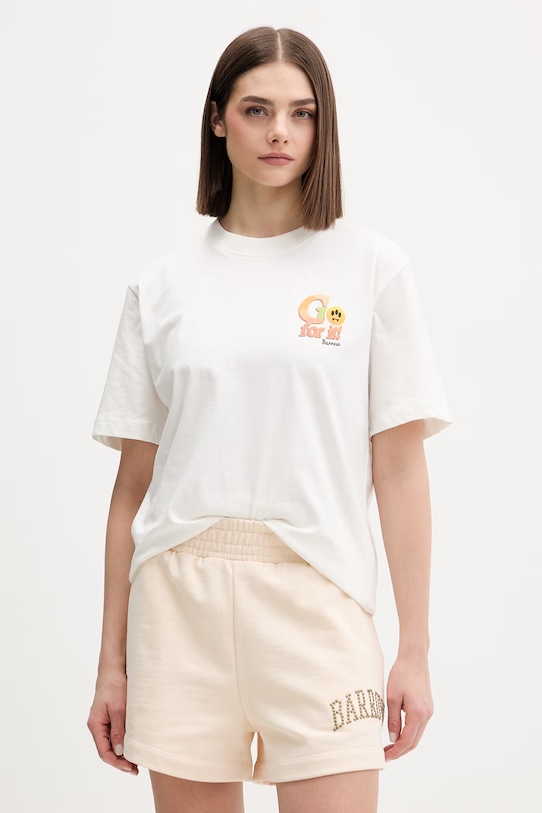Odzież Barrow t-shirt bawełniany S6BWUATH079 biały