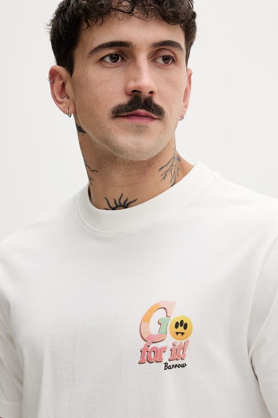 Barrow t-shirt bawełniany S6BWUATH079