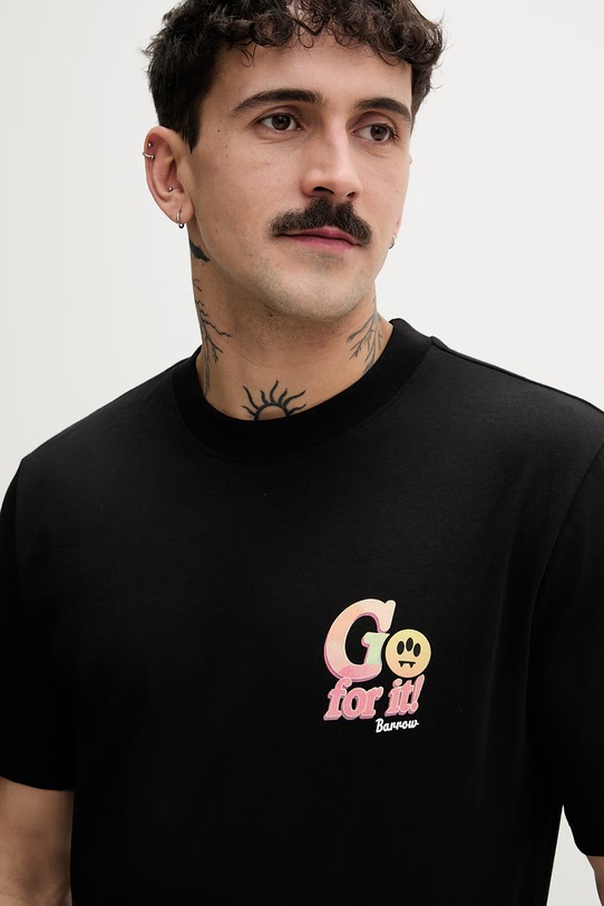 Barrow t-shirt bawełniany S6BWUATH079