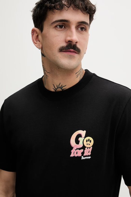 Barrow t-shirt bawełniany S6BWUATH079