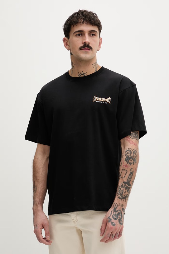 Barrow t-shirt bawełniany czarny S6BWUATH136
