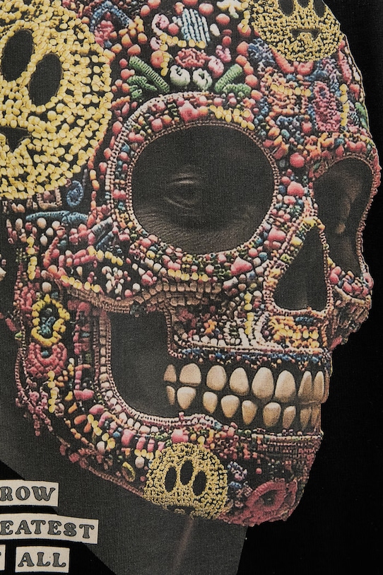 Barrow t-shirt bawełniany S6BWUATH136 czarny