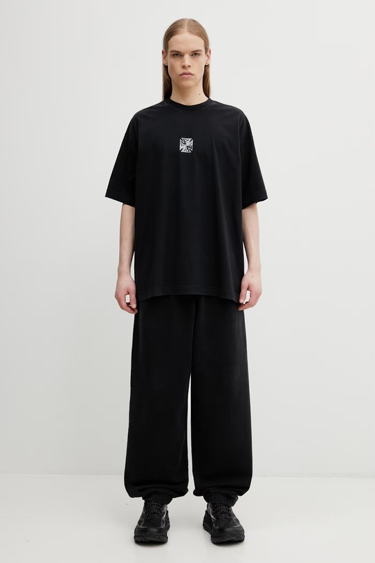 VETEMENTS t-shirt bawełniany Biker Cross ME76TR162B