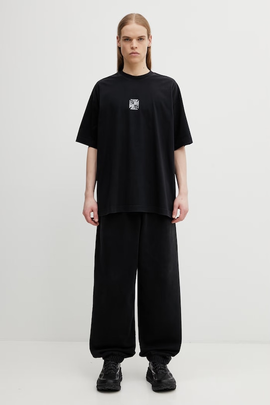 VETEMENTS t-shirt bawełniany Biker Cross ME76TR162B