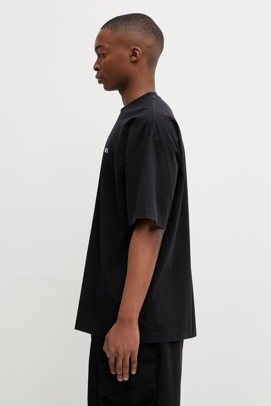 Odzież VETEMENTS t-shirt bawełniany FU ME76TR189B czarny