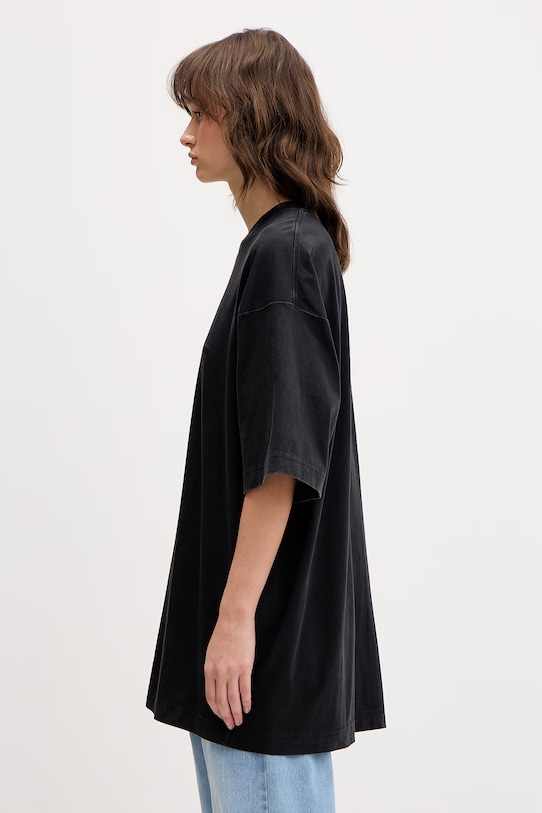 VETEMENTS t-shirt bawełniany Iconic Logo czarny ME76TR139BB