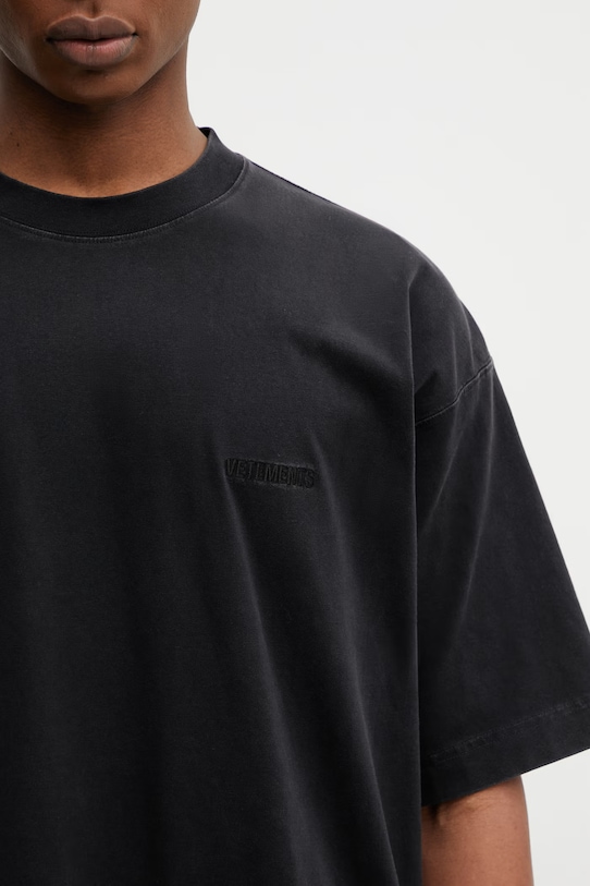 VETEMENTS t-shirt bawełniany Iconic Logo ME76TR139BB