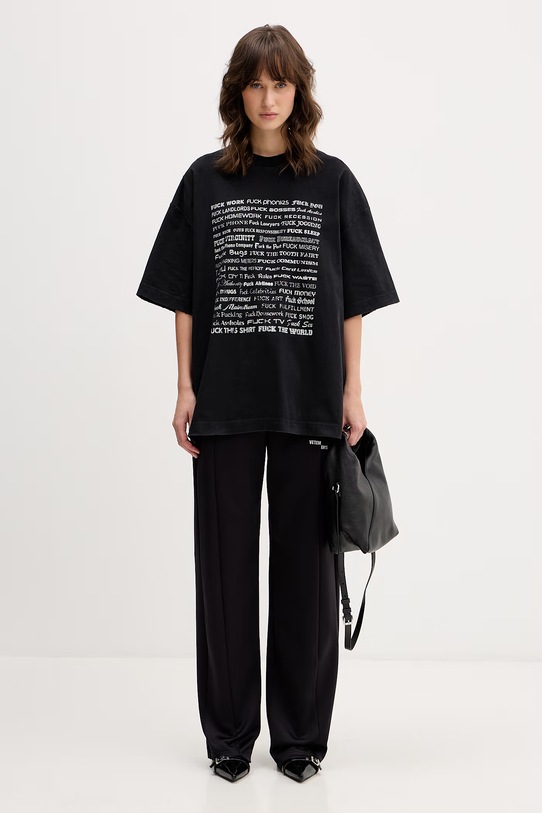 VETEMENTS t-shirt bawełniany Fuck Everything ME76TR212BX