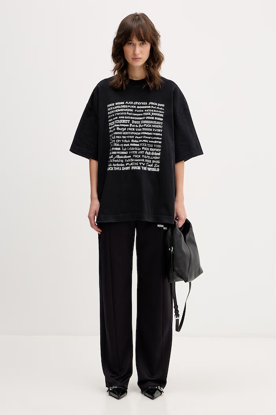 VETEMENTS t-shirt bawełniany Fuck Everything ME76TR212BX