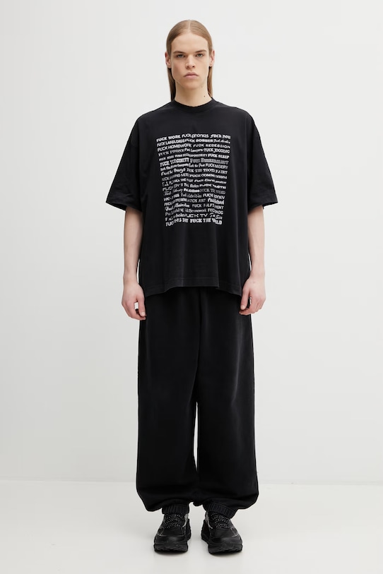 VETEMENTS t-shirt bawełniany Fuck Everything ME76TR212BX