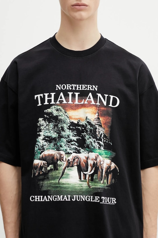 VETEMENTS t-shirt bawełniany Thailand Tourist ME76TR241B