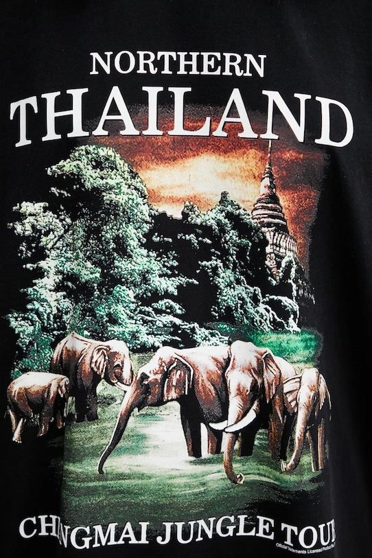 VETEMENTS t-shirt bawełniany Thailand Tourist ME76TR241B