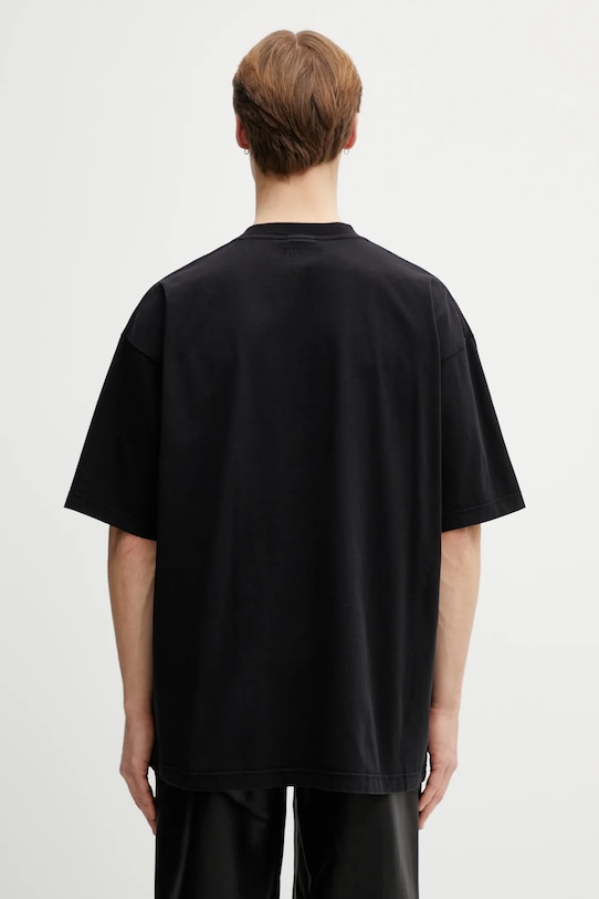 Pamučna majica VETEMENTS Paris Tourist ME76TR244B crna