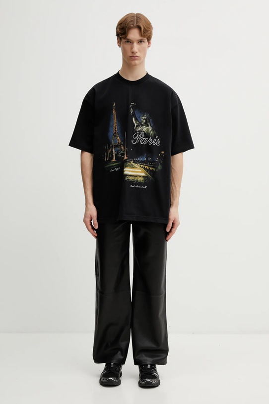 Pamučna majica VETEMENTS Paris Tourist ME76TR244B