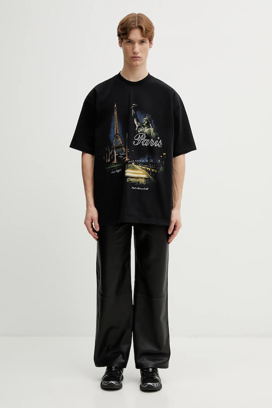 Pamučna majica VETEMENTS Paris Tourist ME76TR244B