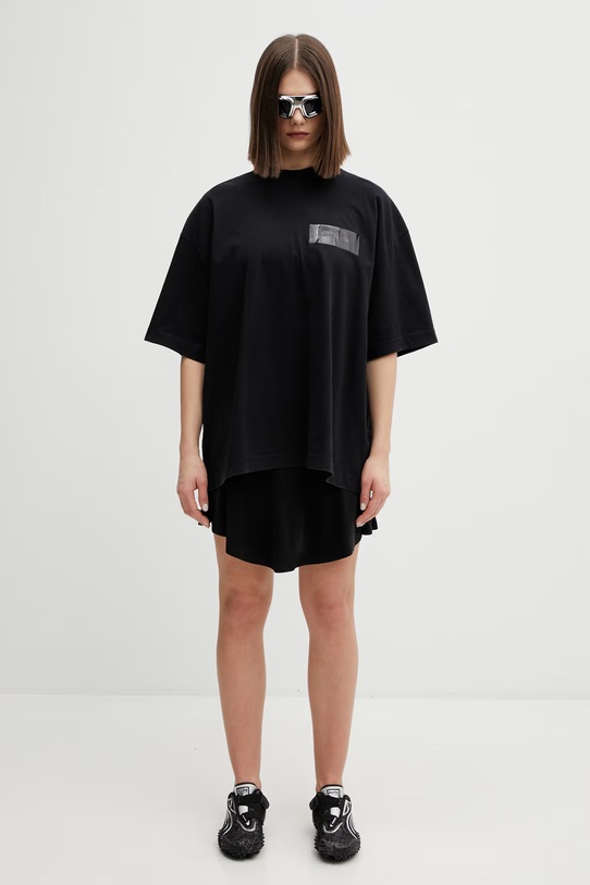 VETEMENTS t-shirt bawełniany Taped Logo ME76TR148B