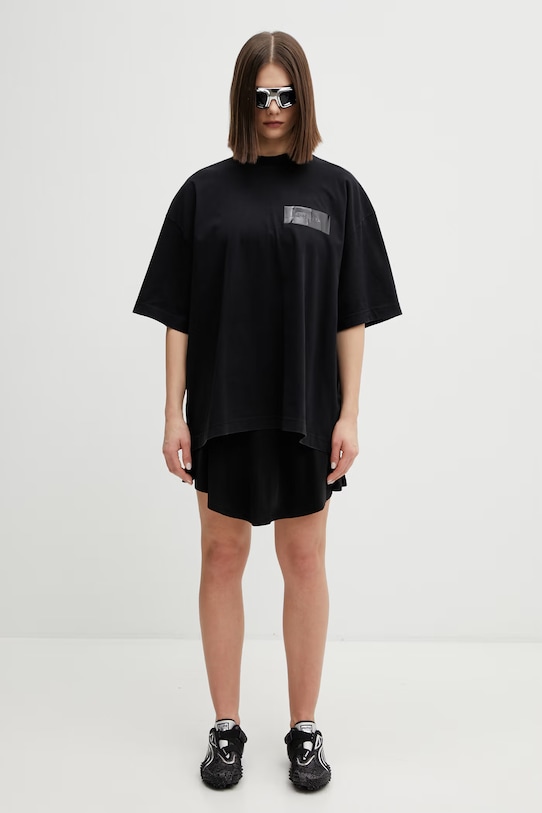 VETEMENTS t-shirt bawełniany Taped Logo ME76TR148B