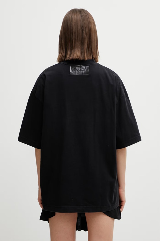 VETEMENTS t-shirt bawełniany Taped Logo ME76TR148B