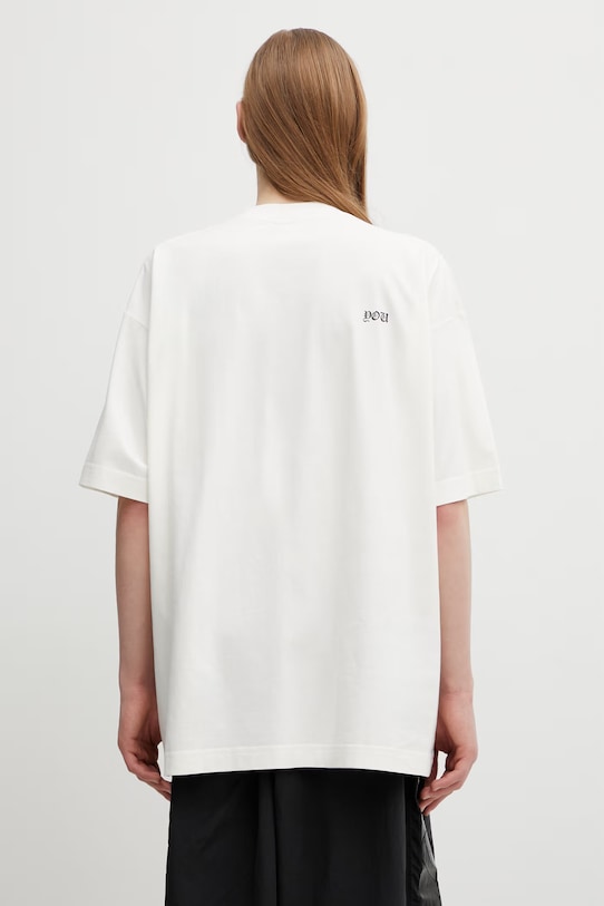 VETEMENTS t-shirt bawełniany FU ME76TR188V beżowy