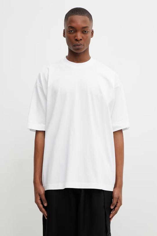 VETEMENTS t-shirt bawełniany Iconic Logo gładkie biały ME76TR141WW