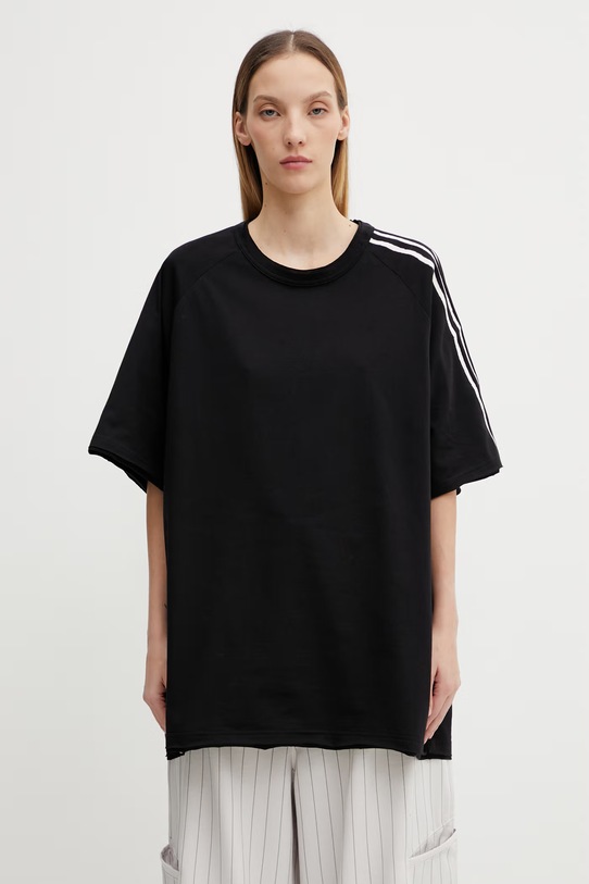 Y-3 t-shirt bawełniany RE 3S SS TEE KQ9793 czarny SS26