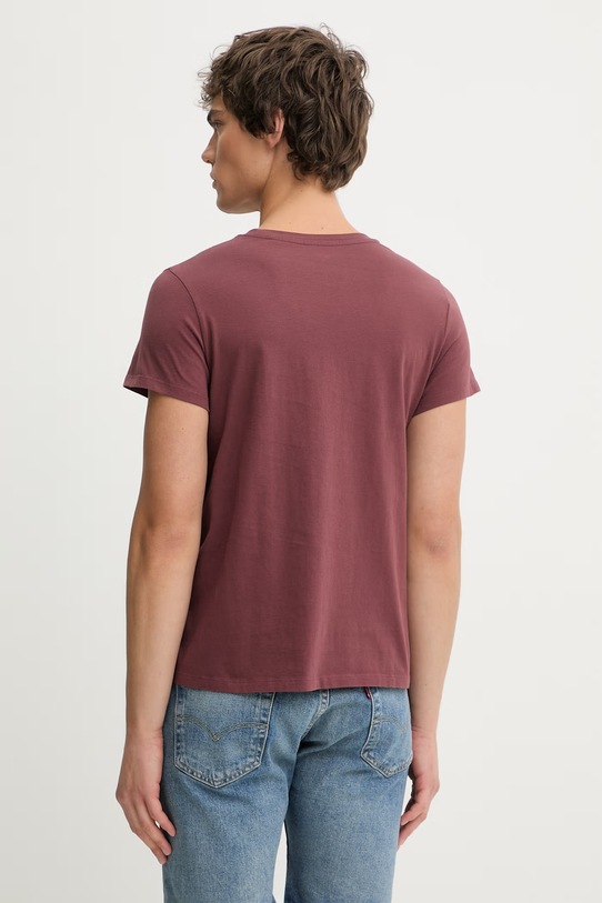Odzież Levi's t-shirt bawełniany LSE_PERFECT A3116.0039 bordowy
