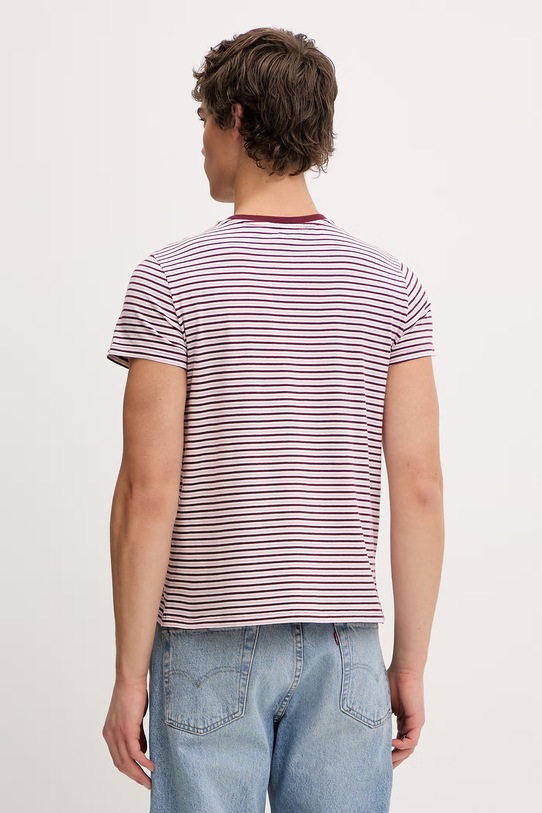 Odzież Levi's t-shirt bawełniany LSE_PERFECT TEE A3116.0043 bordowy