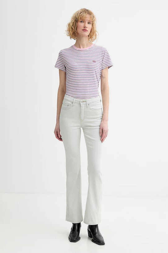 Odzież Levi's t-shirt bawełniany LSE_PERFECT TEE A3116.0044 różowy