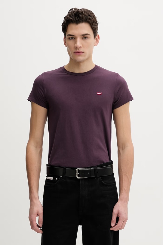 Levi's t-shirt bawełniany LSE_PERFECT bawełna fioletowy A3116.0045