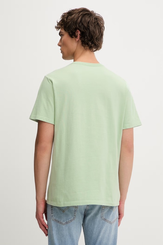 Odzież Levi's t-shirt bawełniany LSE_SS ORIGINAL HM A3117.0111 zielony