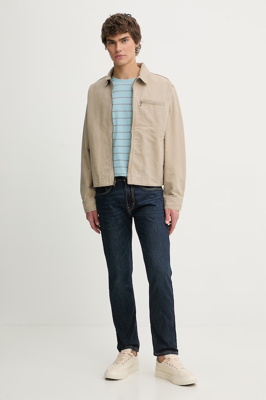 Levi's t-shirt bawełniany LSE_SS ORIGINAL HM A3117.0113 niebieski SS26